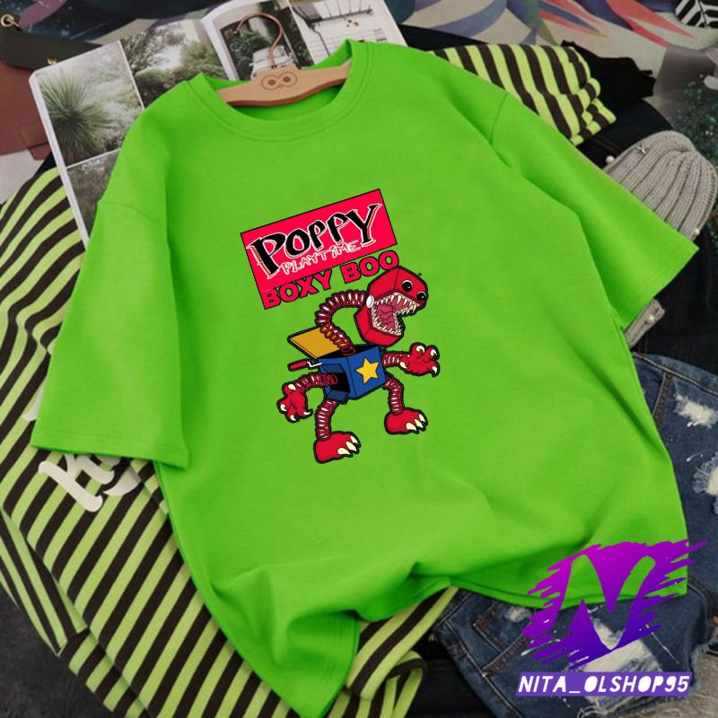 BAJU BOXY BOO kaos anak monster boxy boo poppy playtime