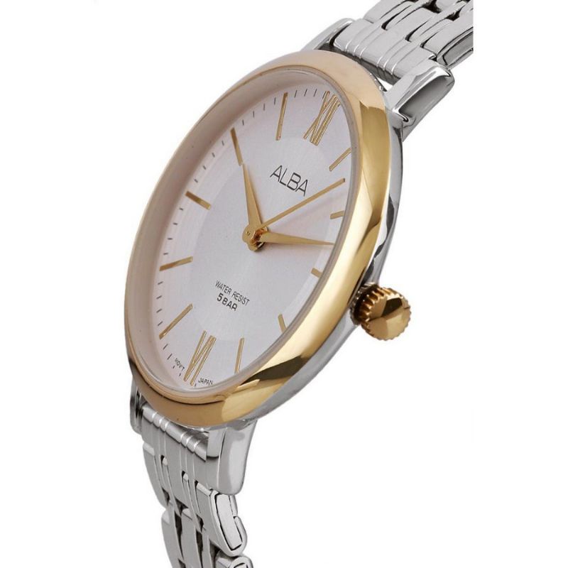 Jam Tangan Wanita Alba Fashion Quartz Stainless Steel  ASL030X1  original