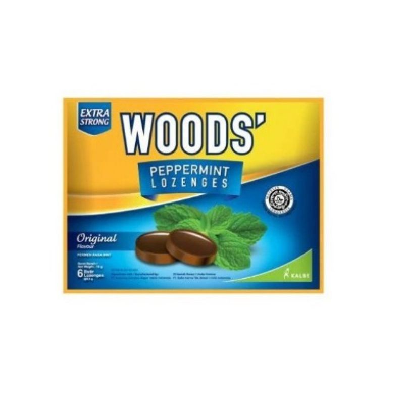 

Woods Peppermint Lozenges Rasa Original / Permen Woods