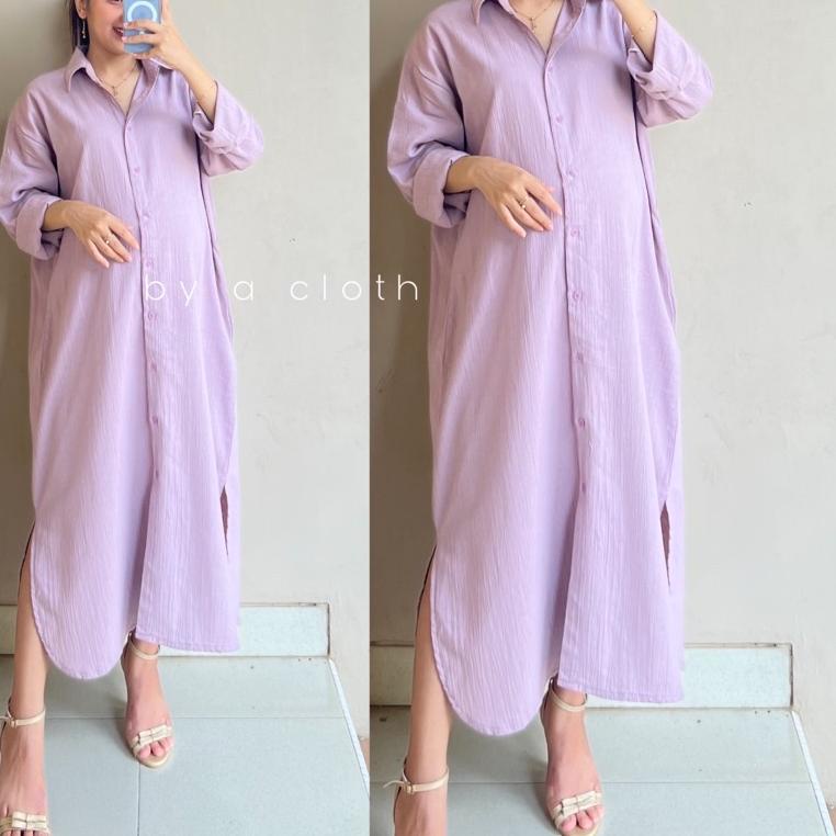 "MTL.21De22ᴴ" Oversize Dress - Shirt Dress - Linen Tunik - Oversize Tunik - Midi Dress Linen Oversiz