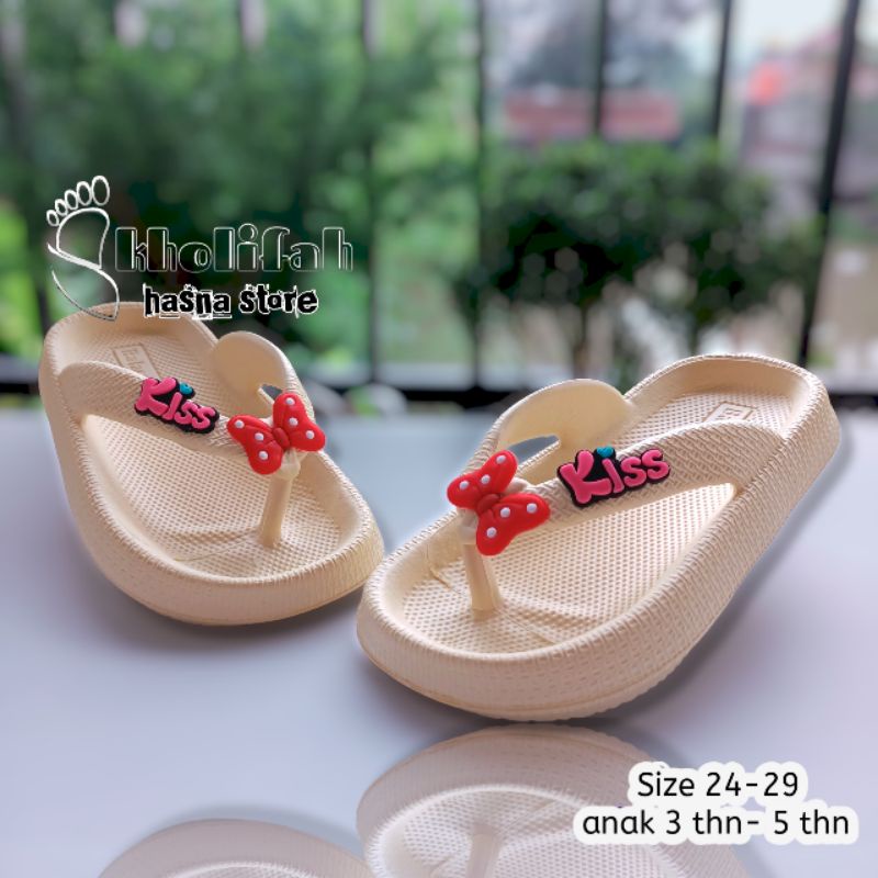 Sandal jepit anak perempuan Karakter lucu Balacca size 24-29