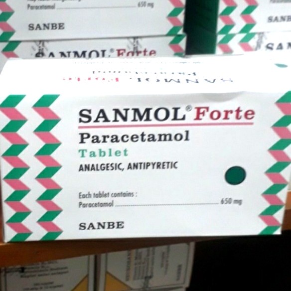 sanmol forte tablet box 100tablet /25strip