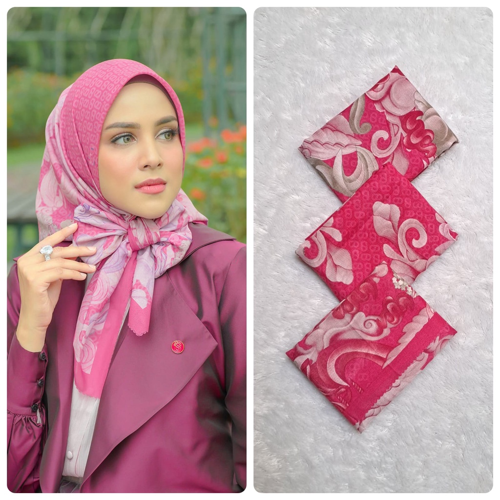 40 MOTIF HIJAB VOAL MOTIF PREMIUM DEENAY BUTTONSCRAVES TANPA PLAT B NON ORI ORDERINKUY
