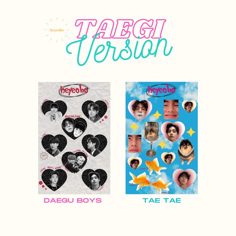 

STICKER KIM TAEHYUNG / SUGA / MIN YOONGI / V / BTS STIKER