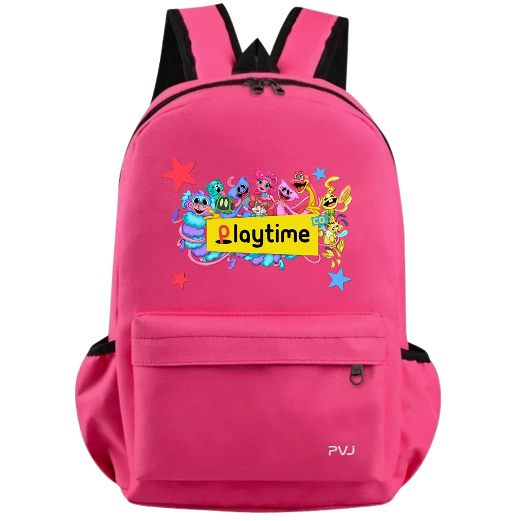 PVJ - Tas Anak Unisex Motif Poppy Playtime Game Ransel Backpak