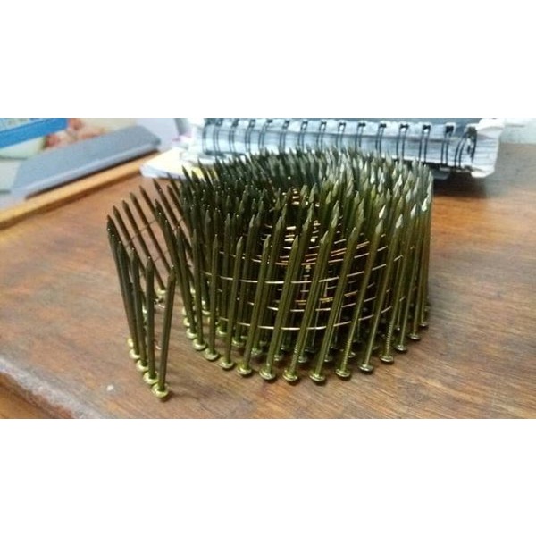 Jual Paku Pallet Mm Coil Nail Paku Tembak Rambo Cm Fc V Pcs Shopee Indonesia