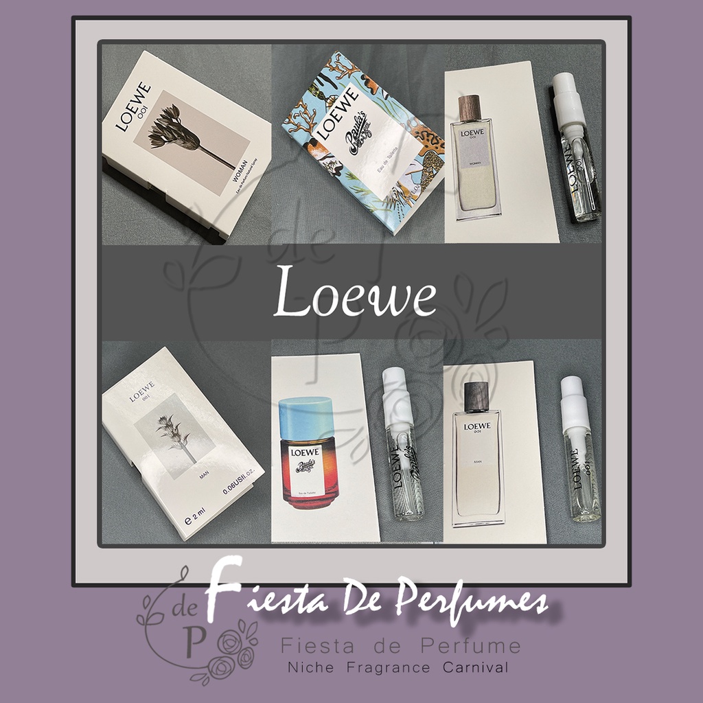 Loewe Perfume Koleksi Parfum - 1.5ml / 2ml vial parfum 100% original Tester Parfum - decant vial Par