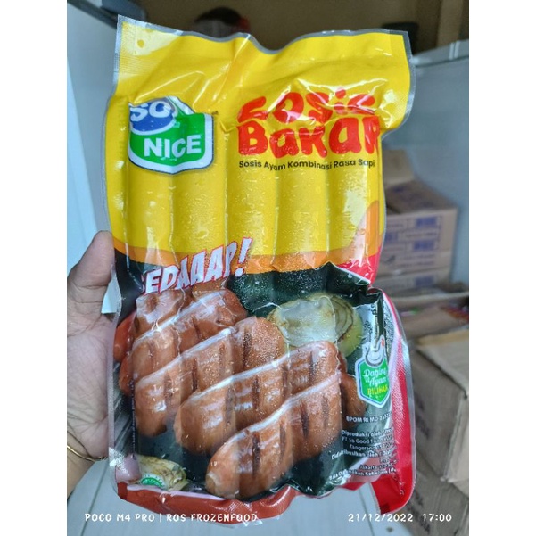 

PROMO SO NICE Sosis Bakar 500g