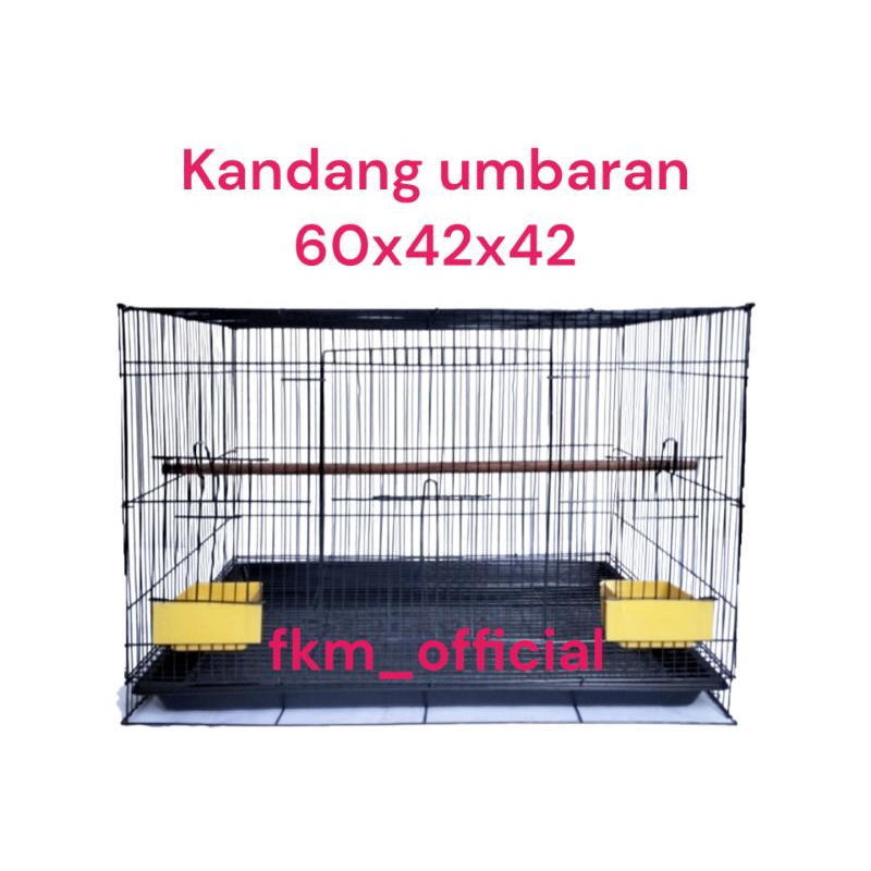 Kandang umbaran 60x42x42 buat kucing, kelinci, burung, sugar glider dll