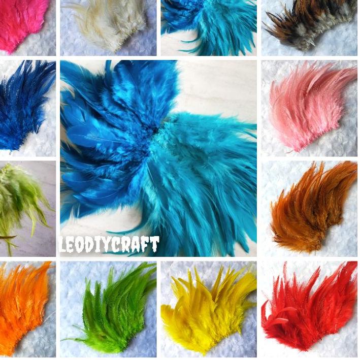 ㅰ bulu ayam hias - bulu ayam warna - bulu ayam - Bulu halus バ