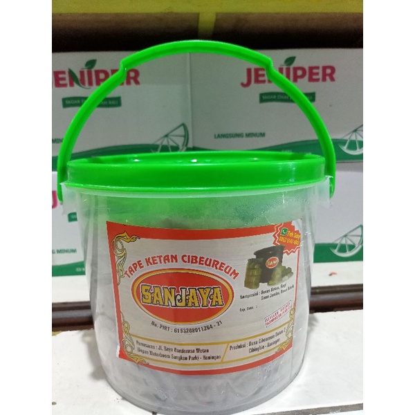 

Tape ketan Sanjaya khas Cibeureum Kuningan | isi ±40 pcs kemasan toples