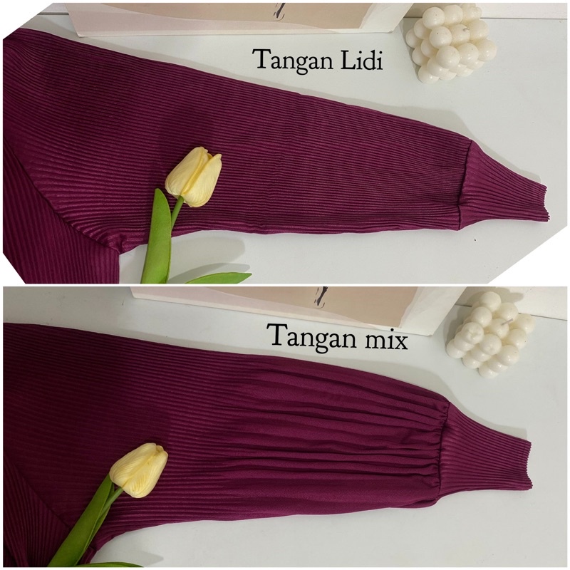 Humaira pleats dress / longdress plisket / pleats longdress