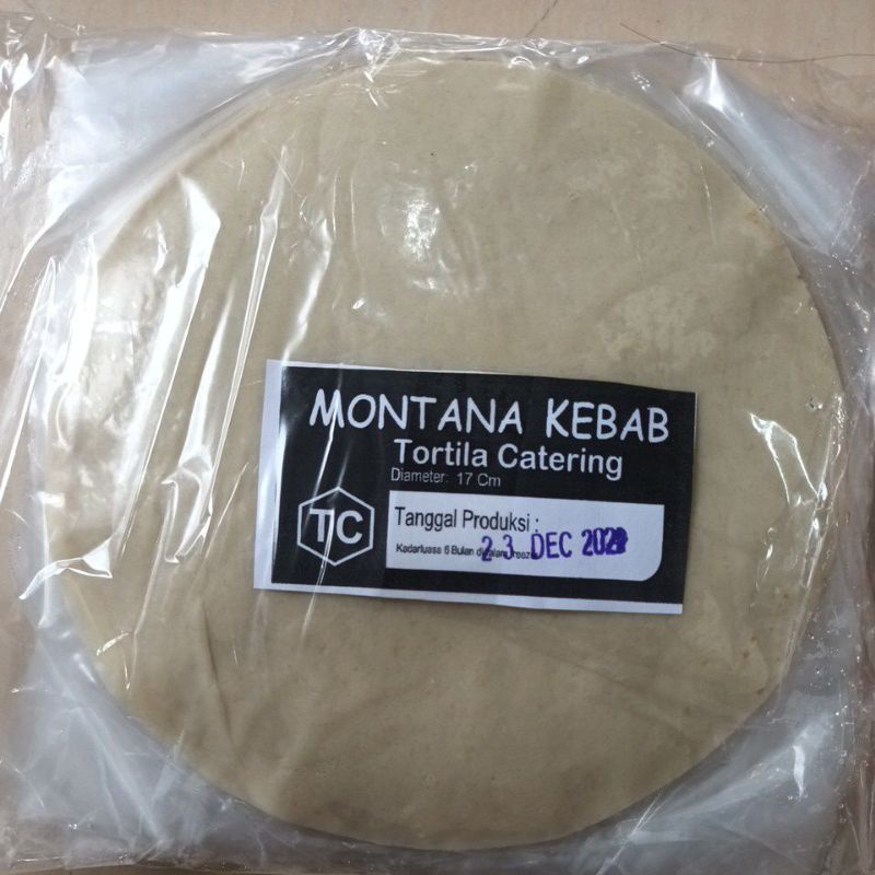 

Tortilla Catering 17 cm, isi 20 lembar Rp 19.000