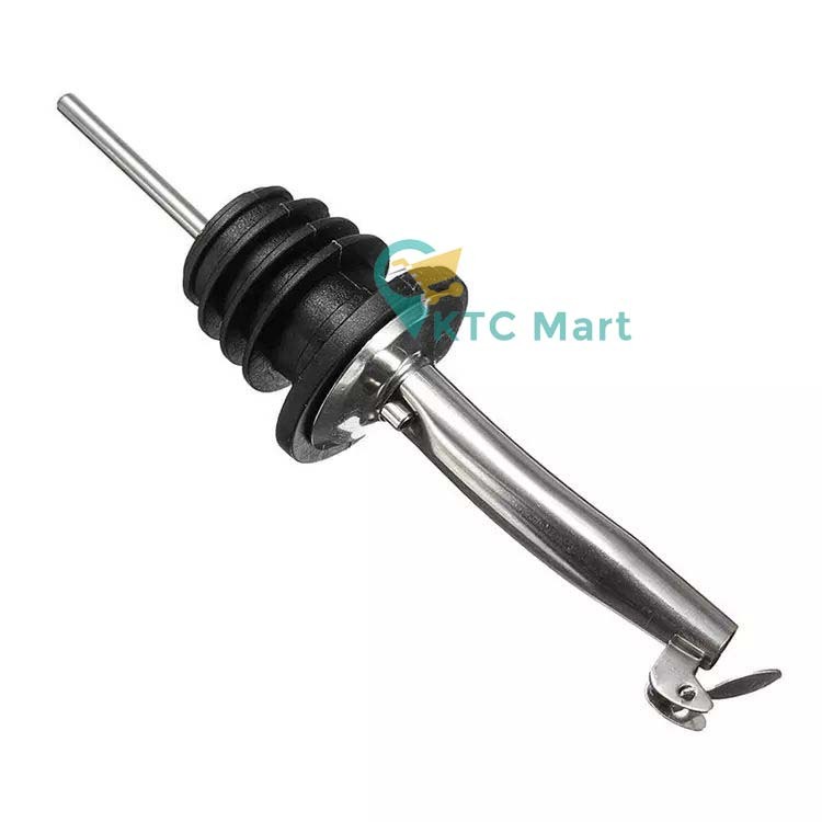 KTCmart - Bottle Pourer Stainless - Wine Pourer Syrup - Penutup Botol - Penuang Botol Kecap Minyak Sayur