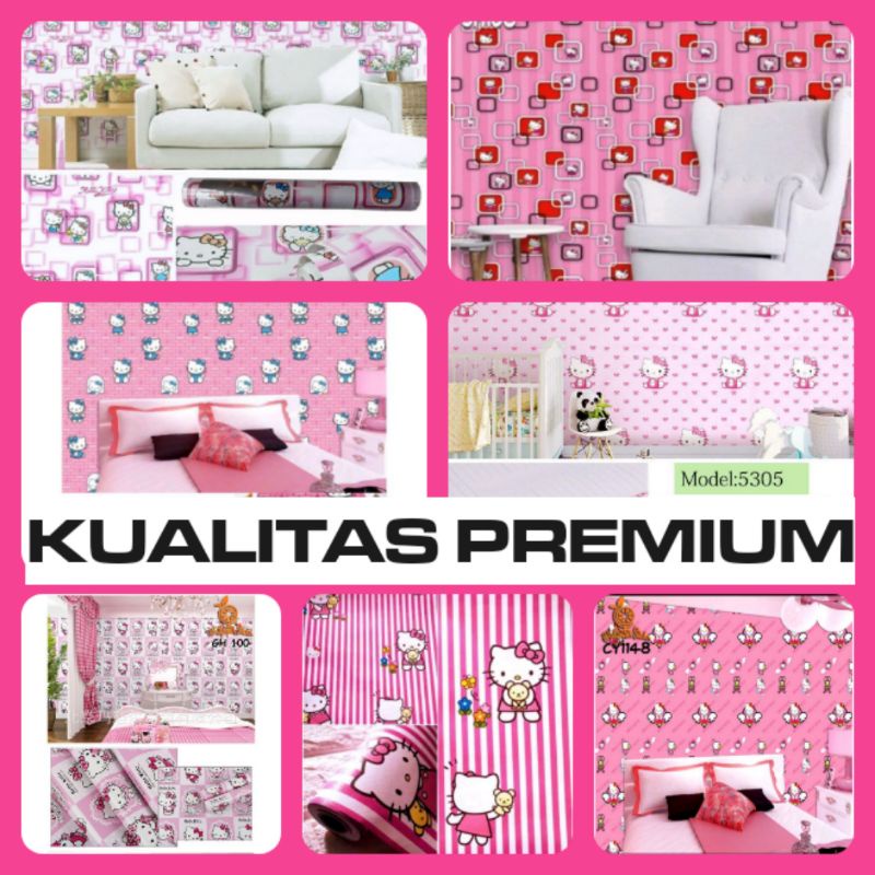 Wallpaper Dinding Kamar Tidur Wallpaper Stiker Wallpaper Pink Wallpaper Kamar Anak Cewek Wallpaper D