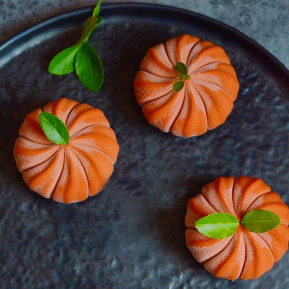 Top6 Cavity 3D Pumpkin Kerajinan Dapur Membuat Sabun Halloween Handmade Easter Day