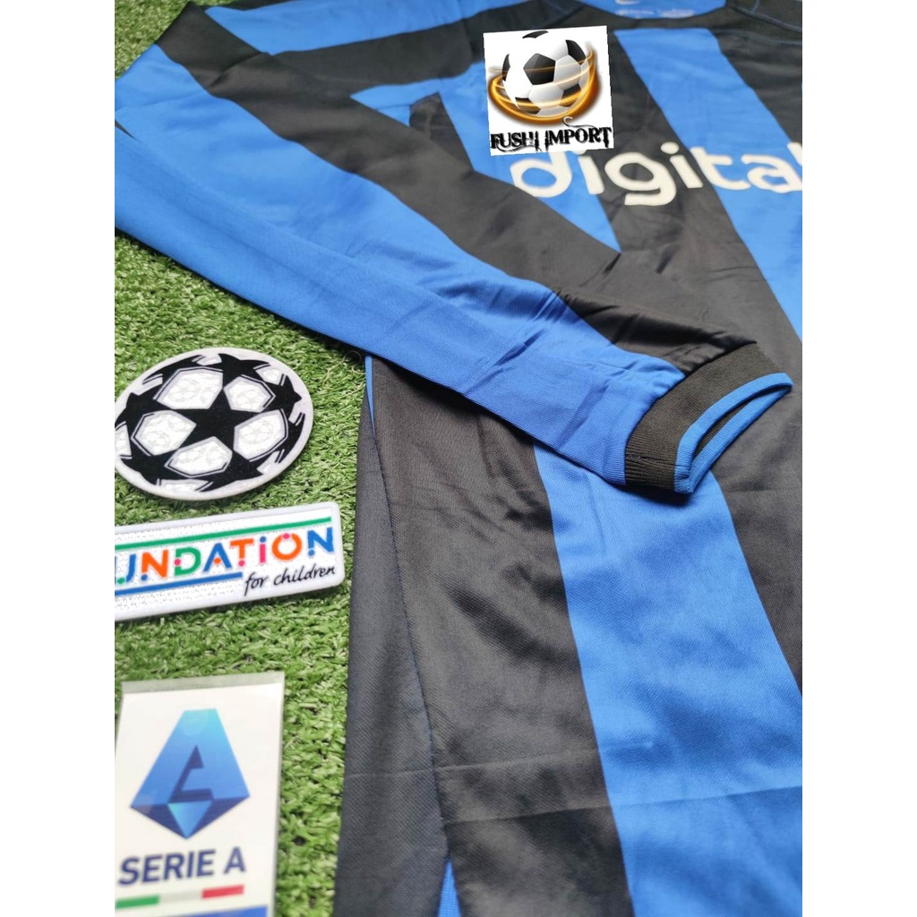 Jersey Baju Bola Inter Home 2022 2023 Lengan Panjang Long Sleeve Grade Ori