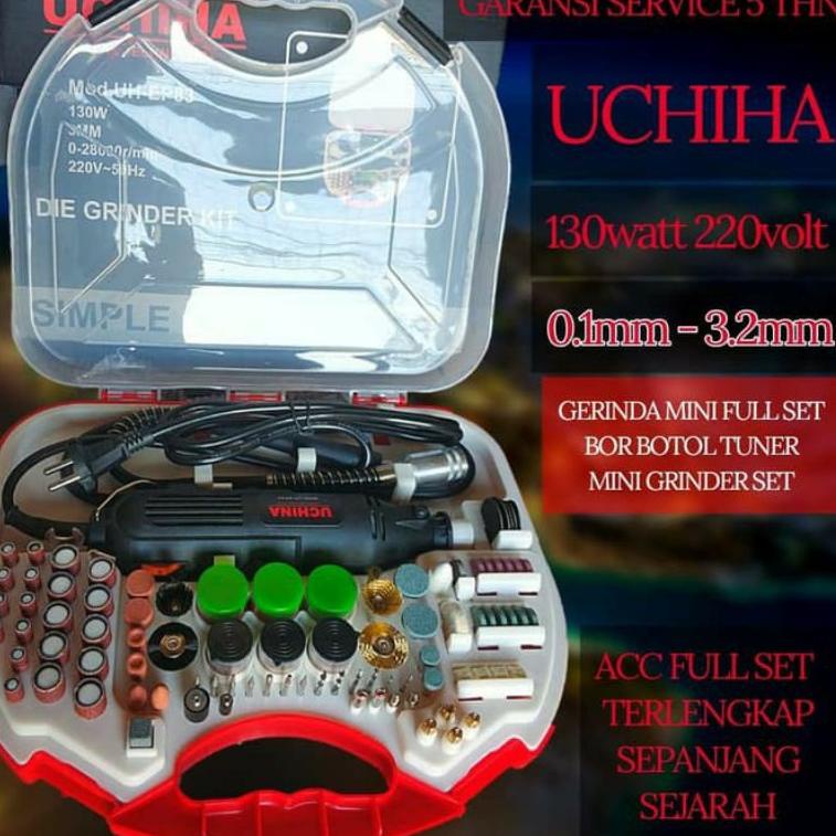 ⌤ PROMO bor botol UCHIHA japan bor mini mesin gerinda mini bor tuner tahan panas ₴
