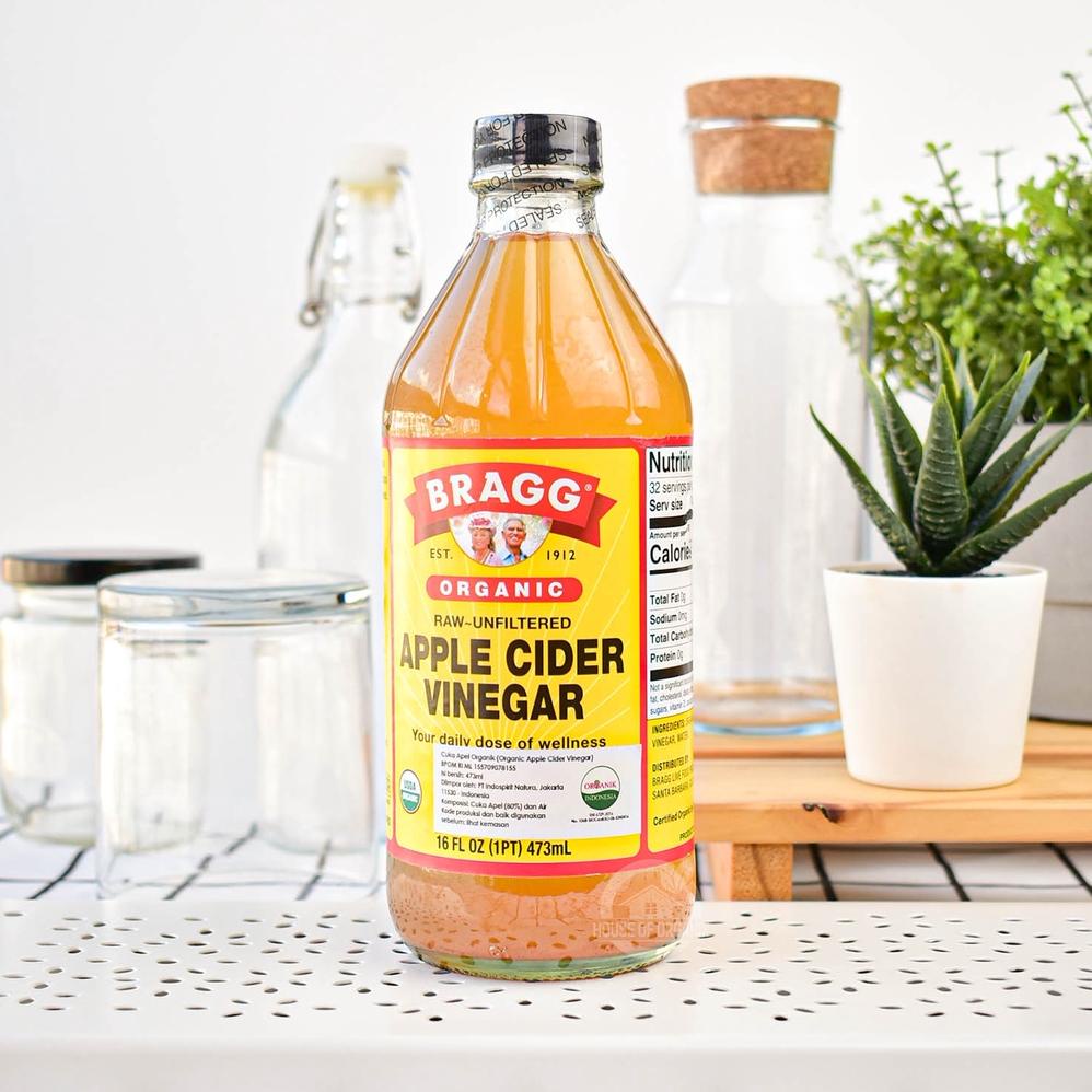 

[BAYAR DITEMPAT] BRAGG Organic Apple Cider Vinegar ( Cuka Apel ) 473 ml