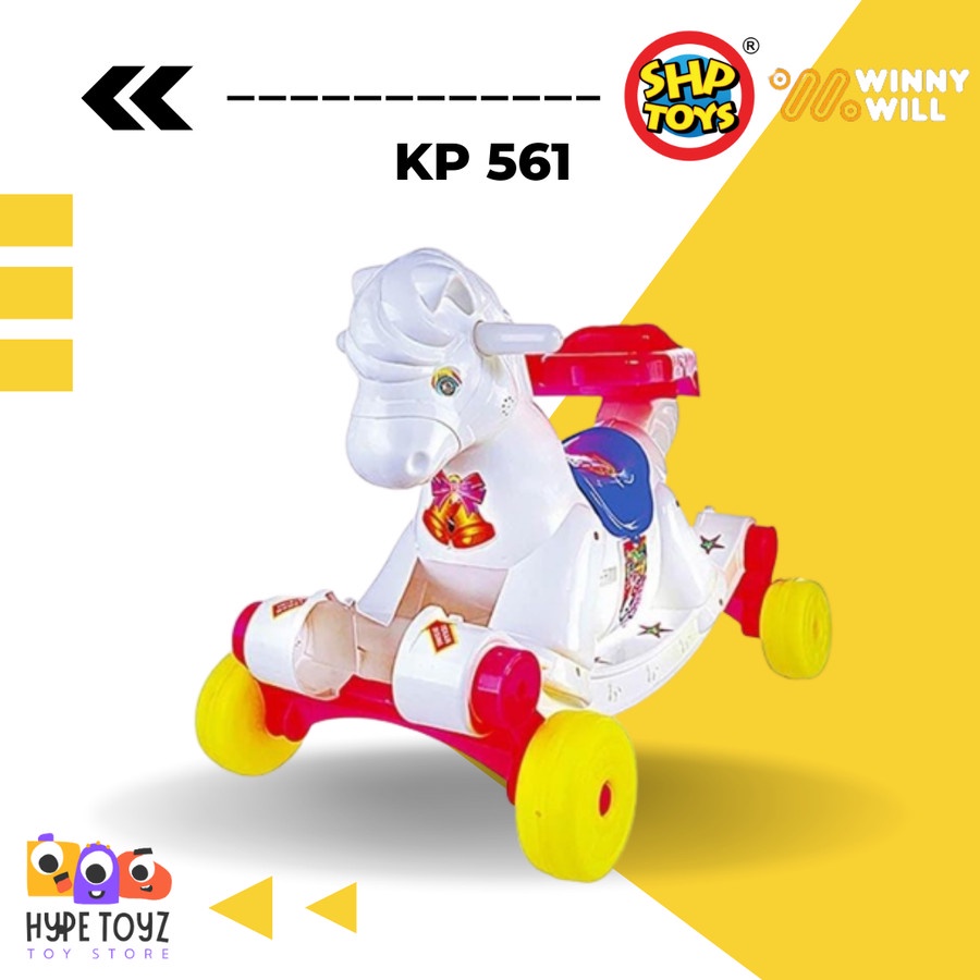 Mainan Anak Kuda Kudaan Putih Maenan Anak Tunggang KP 561 SHP TOYS