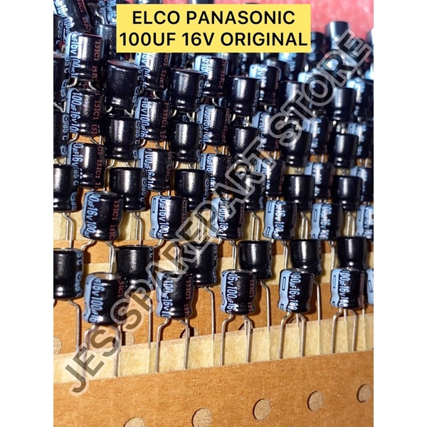 ELCO 100UF 16V PANASONIC ORI