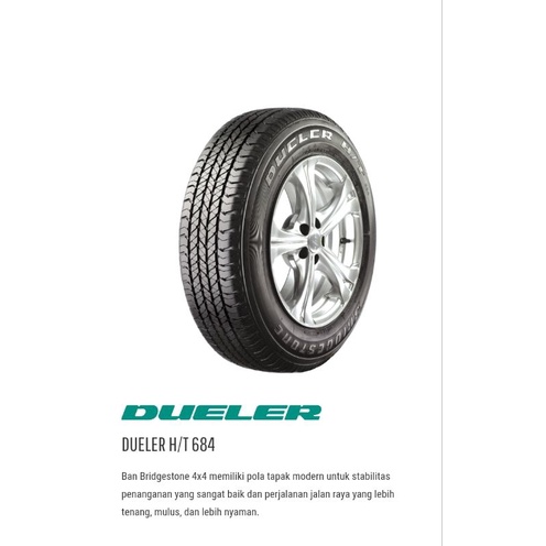 Ban Bridgestone Dueler 684