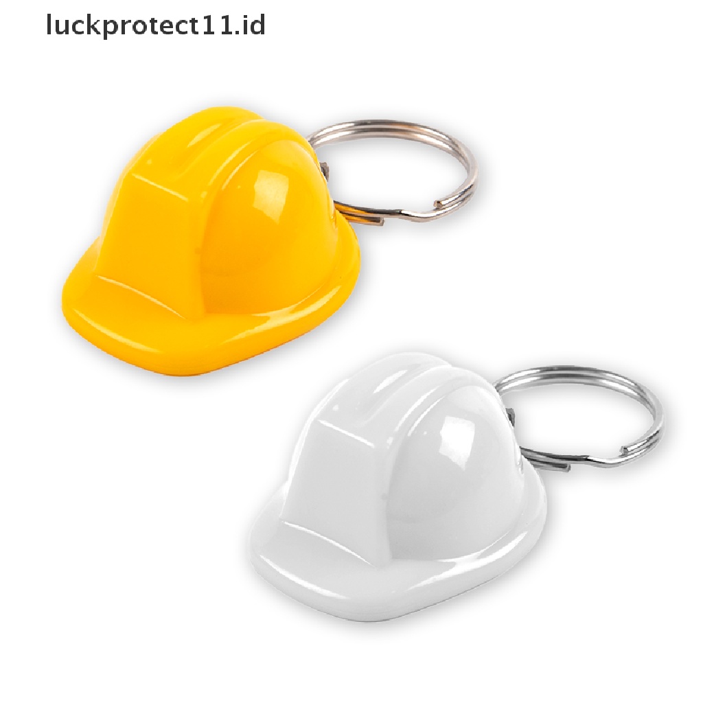 /Fashion Hot// Fashion// Helm Topi Keras Gantungan Kunci Liburan Kreatif Helm Safety Keying Perhiasan Hadiah.