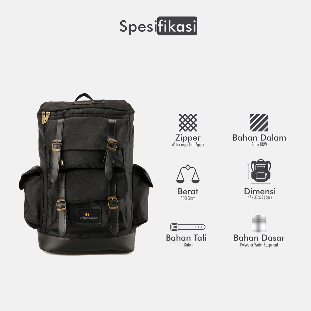 Tas ransel urban factor - Savage Tas Laptop | Backpack Pria