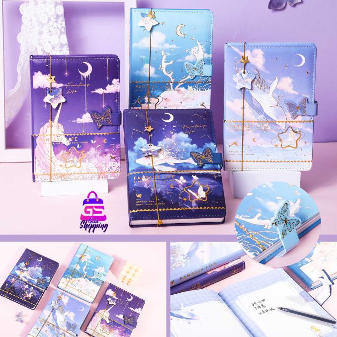 

Magnetic Notebook Diary Fantasy Life / Jurnal agenda Buku tulis - 6279