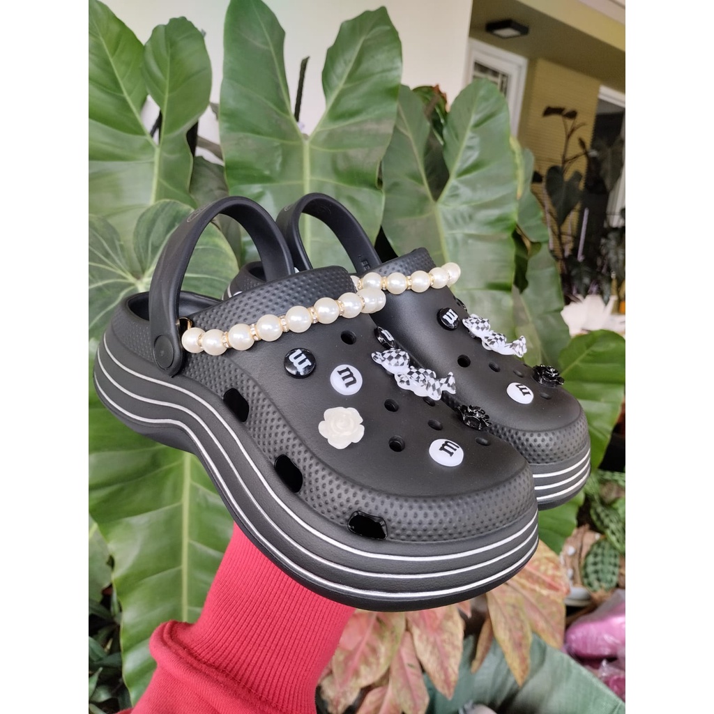 Sandal baim fuji aksesoris mutiara EVA RUBBER 8558-11 (36-41) Sandal baim wanita terlaris