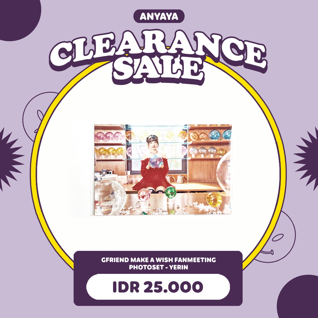 [READY STOCK] GFRIEND MAKE A WISH FAN MEETING PHOTO SET YERIN