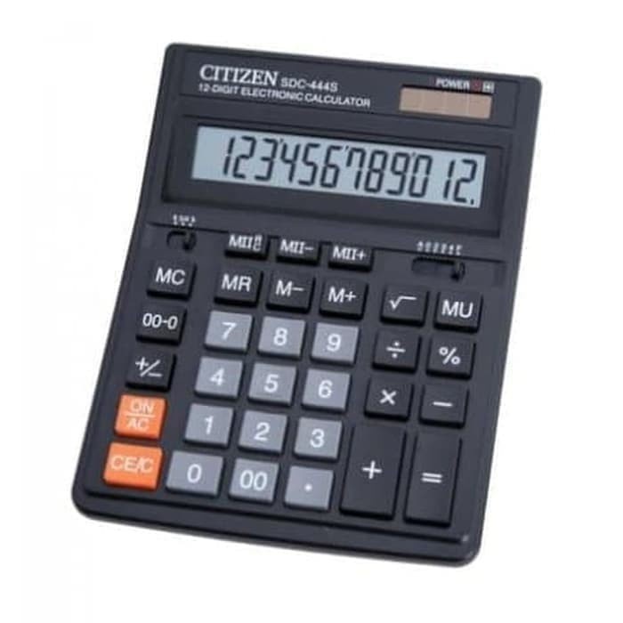 

STOK TERBATAS Kalkulator Citizen SDC-444S - Calculator Citizen Kantor SDC 444 S Ori