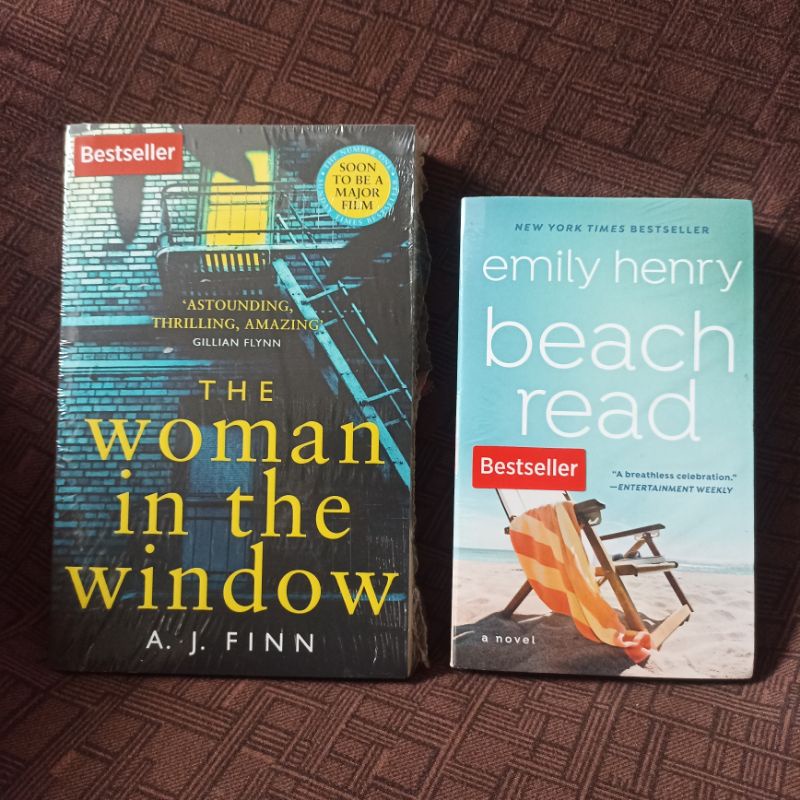 Beach Read Emily Henry dan the Woman in the Window AJ Finn Original New Segel