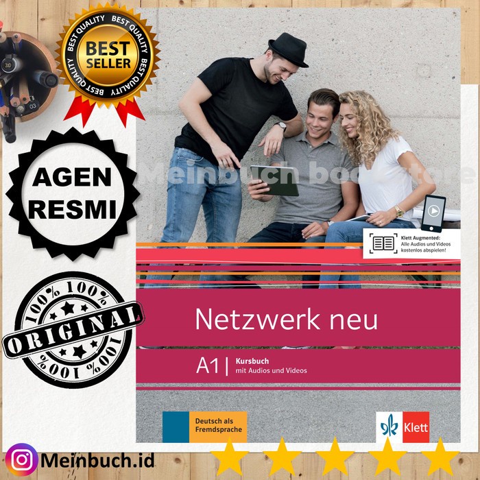 BUKU NETZWERK NEU A1 BAHASA JERMAN NETZWERK NEU RESMI 100% ASLI