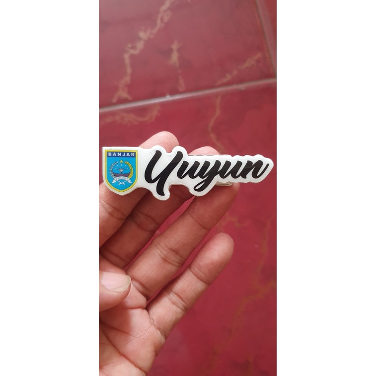 

TERBARUUU SEKALIII... Name Tag / Nama Dada UKIR + RESIN promo minggu ini