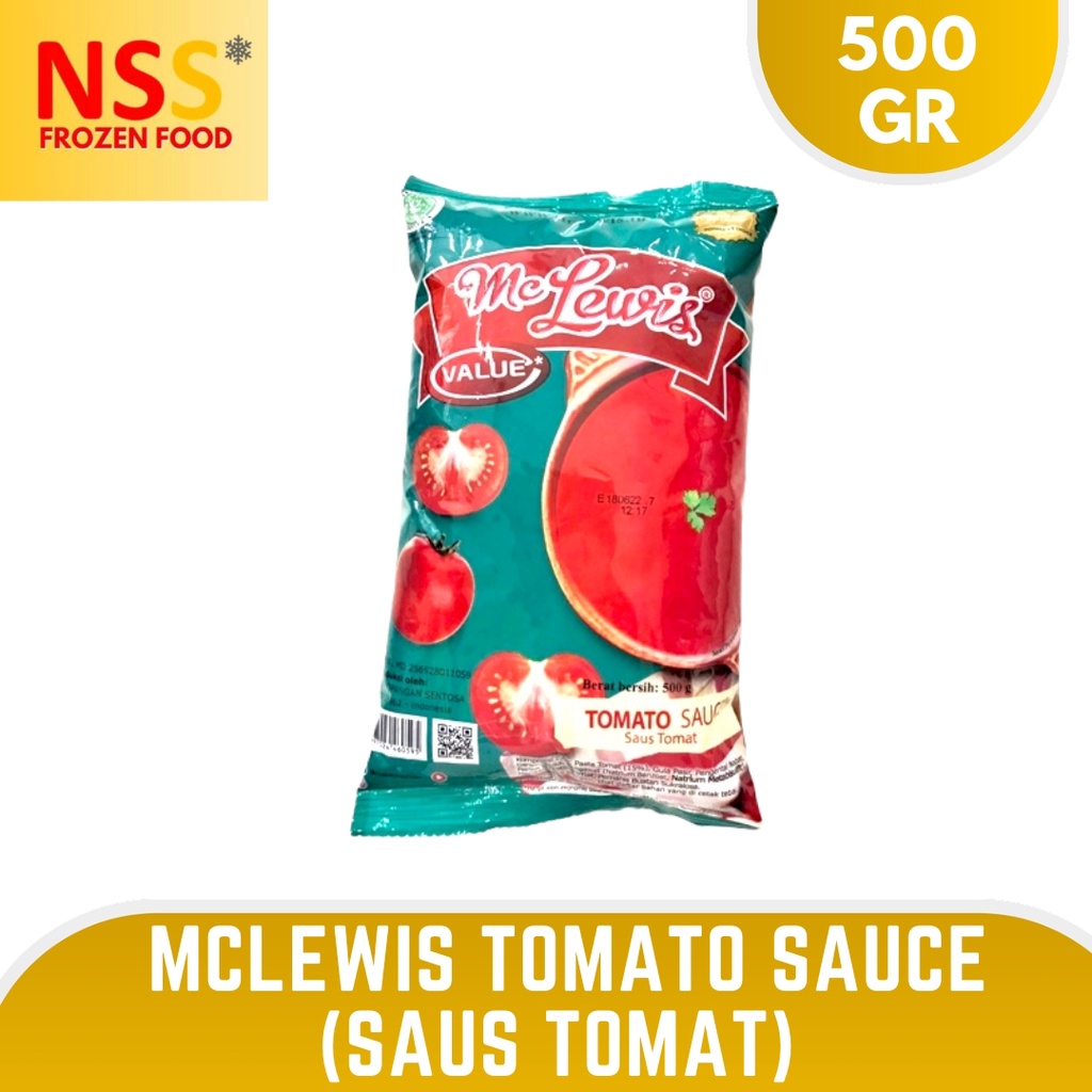 

MC LEWIS TOMATO SAUCE 500 GR