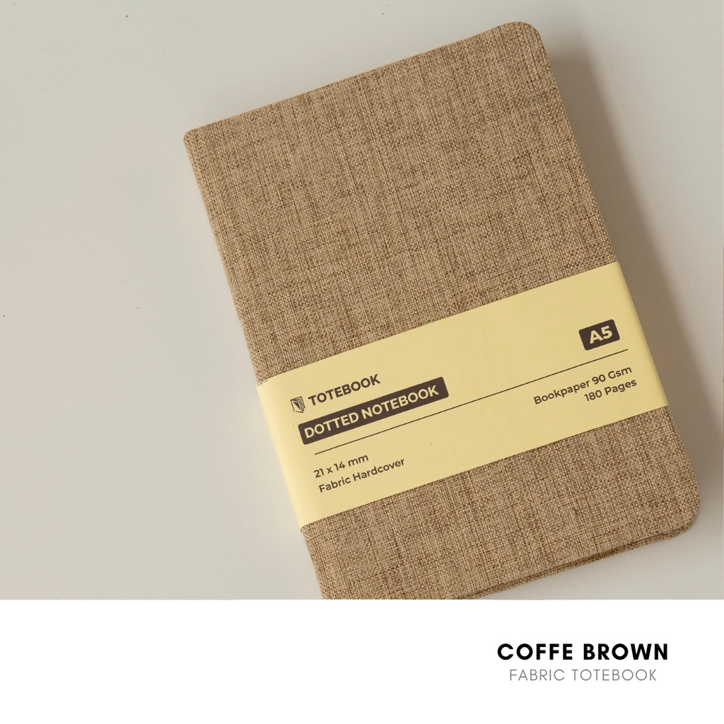 

A5 FABRIC / COFFEE BROWN