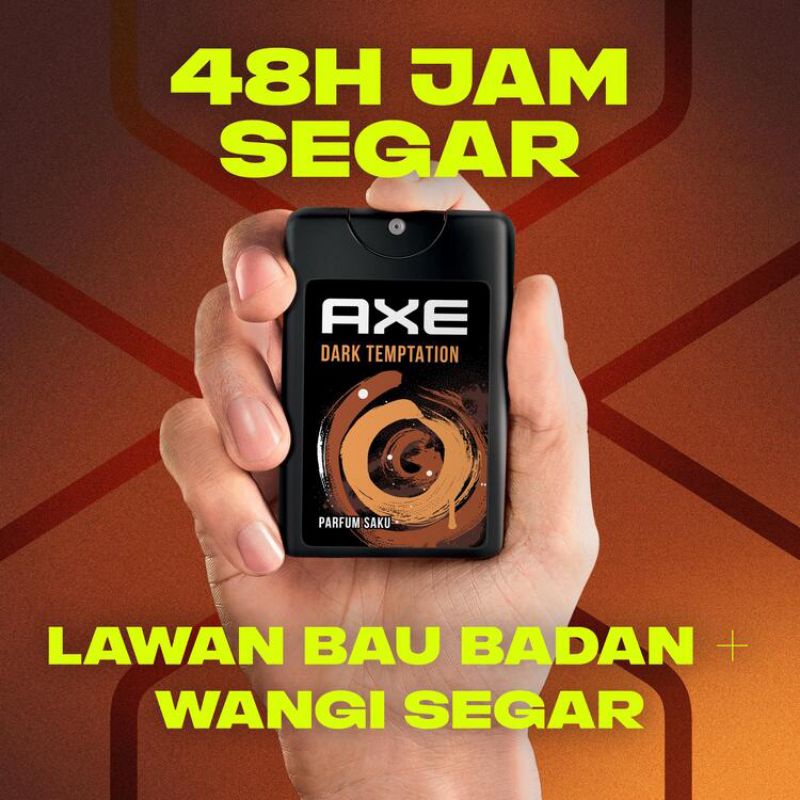 Axe Pocket Fragrance Parfum Saku Aroma Coklat