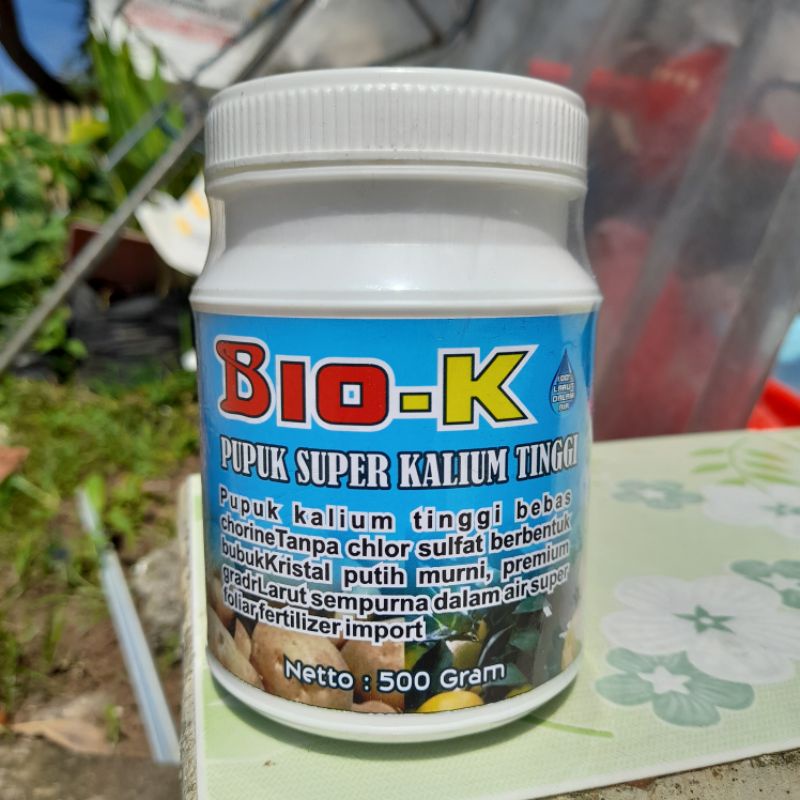 BIO K/PUPUK SUPER KALIUM TINGGI/PUPUK KALIUM KRISTAL/KALIUM BEBAS CHORINE DAN CHIOR/KALIUM UPUK BU99