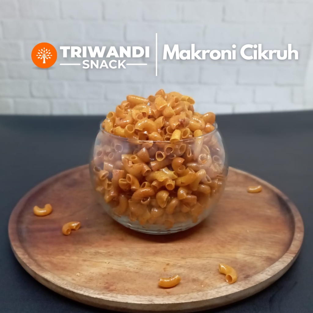 

makroni pedas cikruh kemasan 100 - 250 gr TRIWANDI SNACK oleh oleh bandung