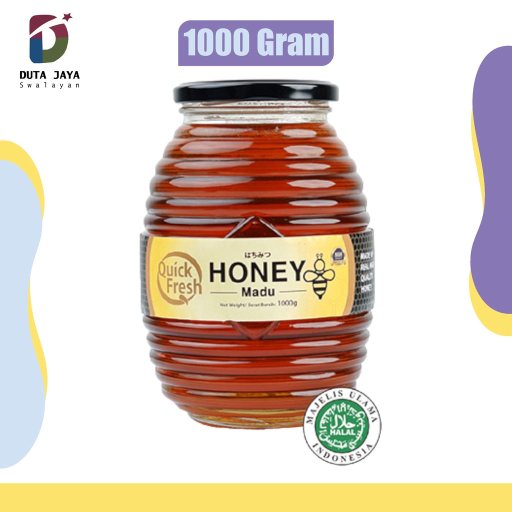 Quick Fresh Honey 1 KG Madu Murni Asli 1000 Gram
