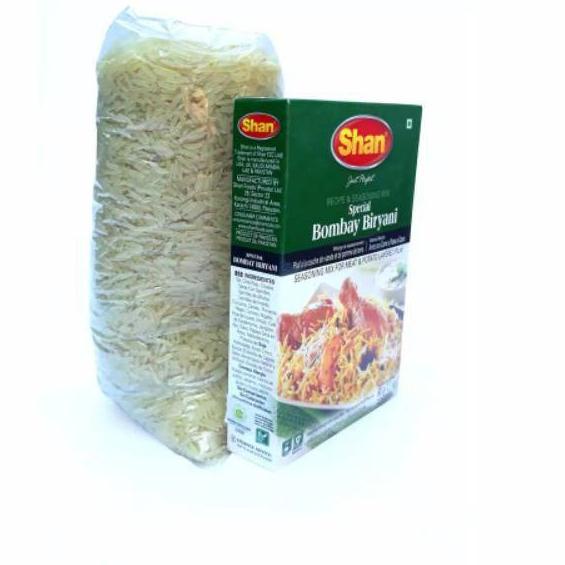 

゛ Paket Hemat Shan Bombay Biryani dan Beras Basmati 1kg ❄