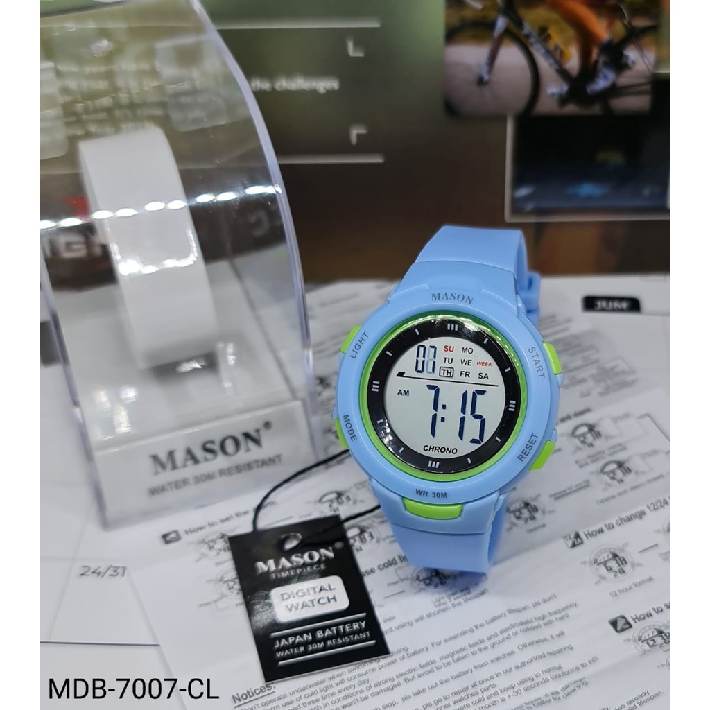 Jam Tangan Pria dan Wanita Mason 7007 Original