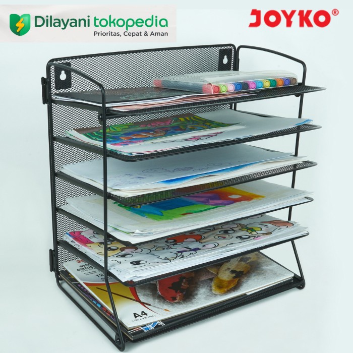 

STOK TERBATAS Joyko Document Tray 6 Tier / Rak Kertas Dokumen 6 Susun Meja DT-36 Code 5666