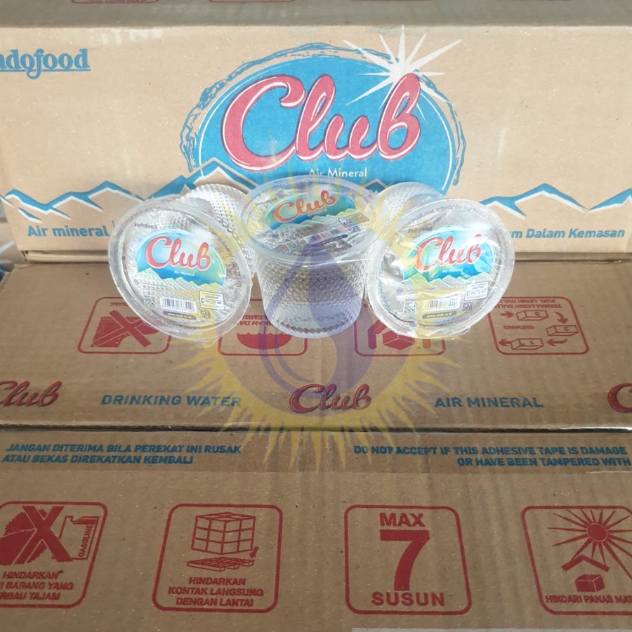 Club Air Mineral Gelas Mini 150 ml Dus (48 Cup)
