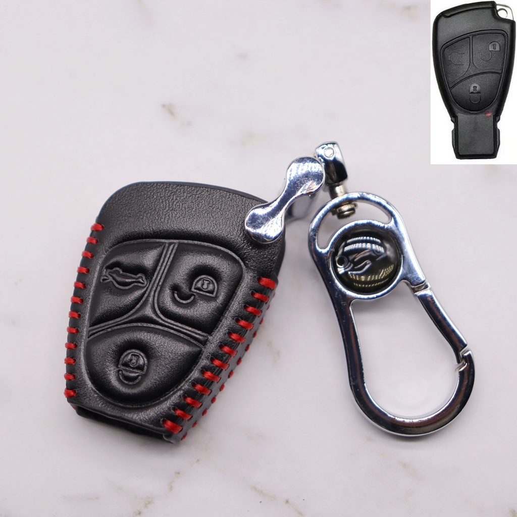Benz Tas Kunci Mobil GLC300 C300 E250 W176 W212 W205 W204 key case protection case