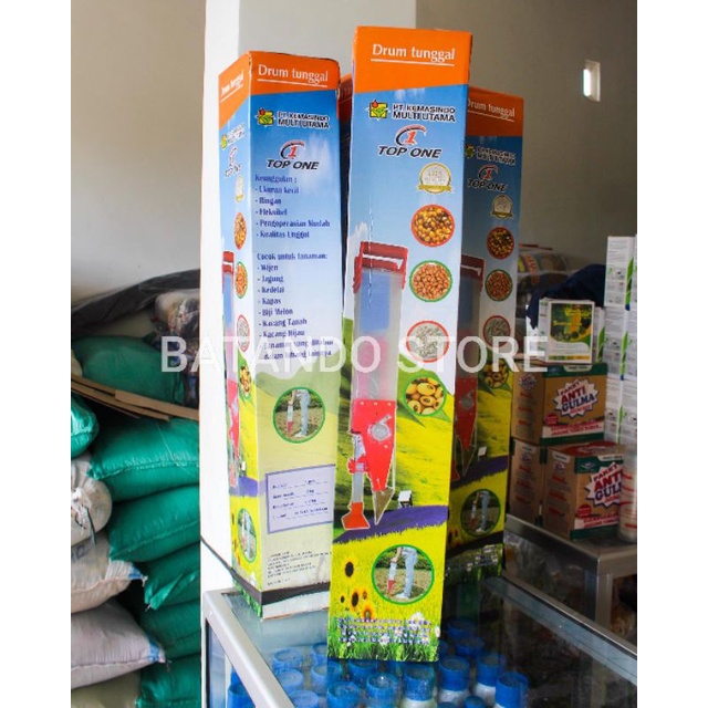 Alat Tanam Jagung Drum tunggal Merk Top One