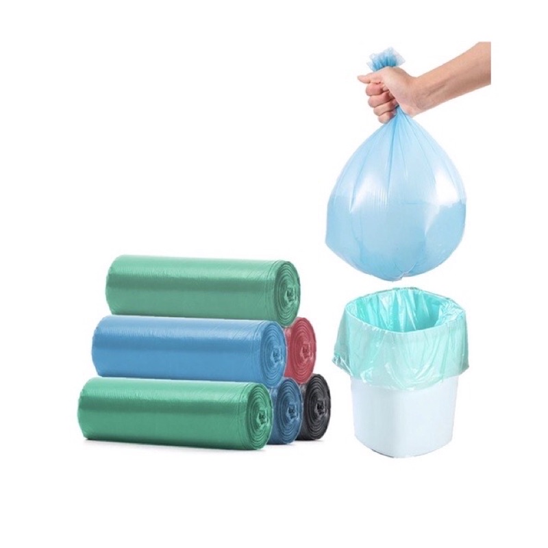 Kantong Plastik Sampah Roll 50x44 / Roll Plastic trash Warna Macaron / Plastik Sampah / Kantong Kresek Sampah Gulung Serbaguna / Kantong Plastik Sampah Roll Gulung Praktis