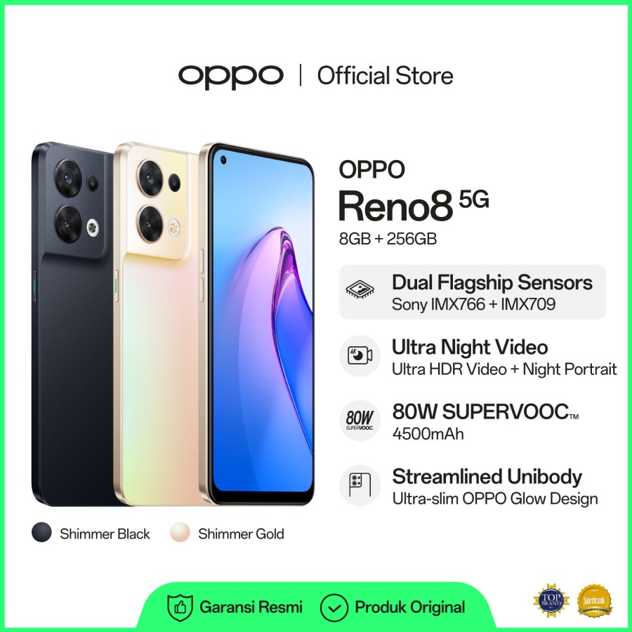 OPPO Reno8 5G 8/256GB Smartphone
