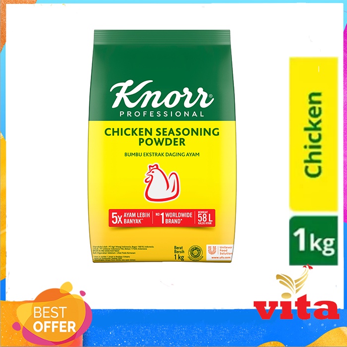 

Knorr Seasoning Powder Rasa Ayam 1kg